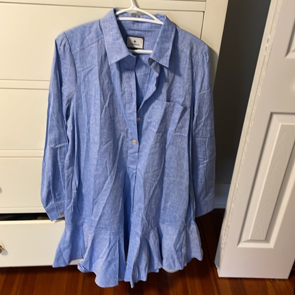 NWT Tuckernuck Chambray Callahan Shirt Dress - Picture 3 of 3